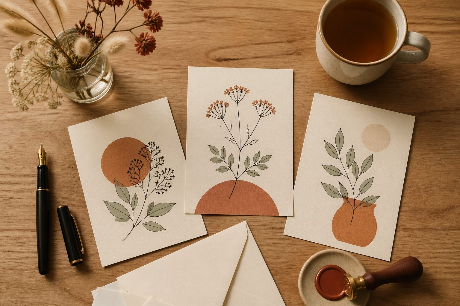 Pixel dimensions, bleed, safe zone, folded vs flat layouts — everything you need to design a 5x7 greeting card that prints clean at any consumer or professional print shop.